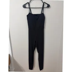 All In Motion Everyday Soft Jumpsuit Black XS Cutout Back Activewear New w/ Tags thumbnail 3