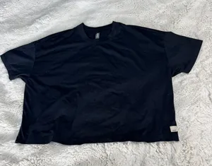 Vuori Energy Tee Black Size S Performance Cropped Boxy T Shirt thumbnail 1