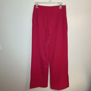 AmyLynn Alice High Waist Straight Wide Leg Pant Trouser Size L Pink NEW W/Tags‎ thumbnail 5