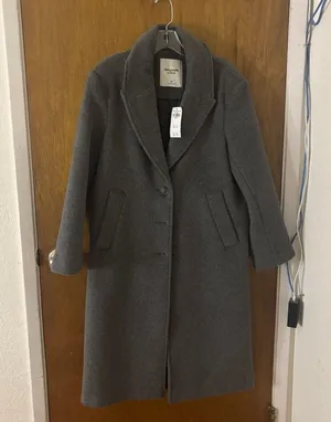 Abercrombie Wool-Blend Tailored Topcoat thumbnail 1