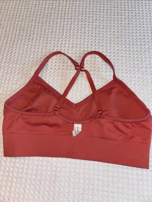 lululemon athletica 10 Rose Mauve Convertible Racerback Light Support Sports Bra thumbnail 15