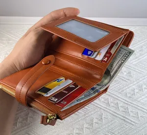 Wallet for Women,Trifold Snap Closure Wallet,Credit Card Holder Coin Purse thumbnail 8