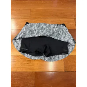 NWOT Lululemon Pace Rival Skirt Womens Black White Static Print Skort Size 8 thumbnail 10