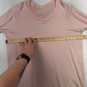Lululemon Size 16 Swiftly Tech Long Sleeve 2.0 Pink Mist Activewear Top W3DFKS thumbnail 8