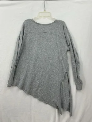 lululemon athletica Light Gray Long Sleeve Side-Slit Tunic 1182 thumbnail 4