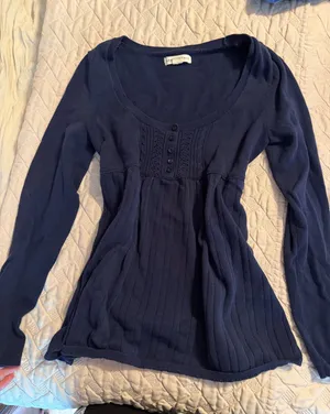 Aeropostale Top Long Sleeve Navy thumbnail 1