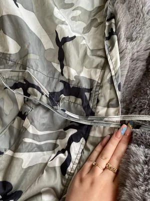 camo fur jacket Gray thumbnail 4