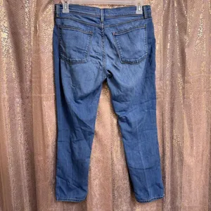 Free People 61855 16515125 Blue Washed Crop Skinny Jeans Size 30 thumbnail 2