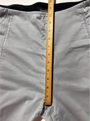 Liverpool Gray Slim Tapered Pants - Comfy & Stylish! thumbnail 4