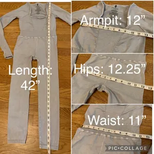 Free People Good Karma Long-Sleeve Onesie ice grey size XS/S thumbnail 16