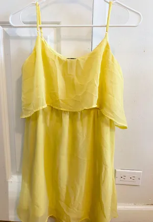 Yellow Summer Dress Size M thumbnail 3