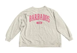 Hollister Crewneck Pullover Barbados 1998 Graphic Oversize Sweatshirt SZ XL thumbnail 1