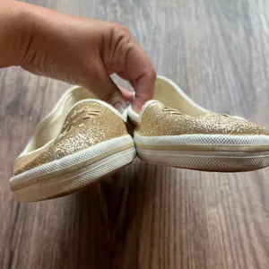 Jack Rogers Mila Gold Glitter Slip Ons 9 thumbnail 9