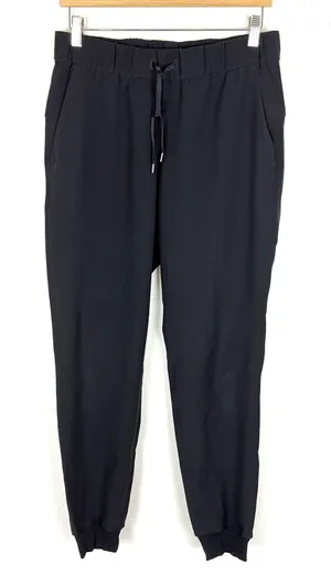 Lululemon On The Fly Jogger Woven Black Pants thumbnail 1