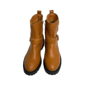 G. C. Shoes Strappy Buckle Moto Cognac Kingsburg Ankle Boots 8.5 EU‎ 39 Casual thumbnail 3