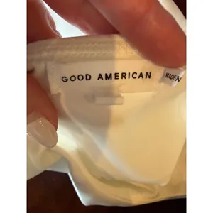 Good American Bodysuit Womens Small White Scoop‎ Neck Adjustable Straps Layering thumbnail 10