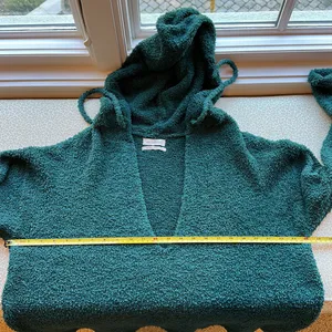 Urban Outfitters Hooded Pullover Tunic emerald green size M thumbnail 8