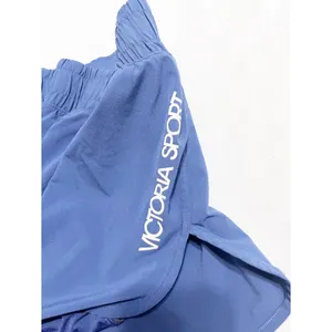 Victorias Secret Sport Womens Running‎ Active Shorts Athletic Blue Size L thumbnail 2