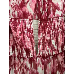 Julia Jordan Ikat Print Tiered Midi Dress Pink Size 14 NWT thumbnail 7