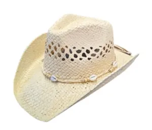 Straw cowboy hat Tan thumbnail 1