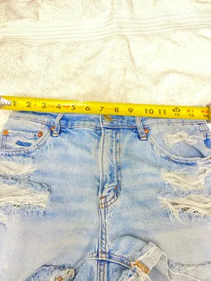 American Eagle Outfitters blue denim shorts #americaneagle #denim thumbnail 12