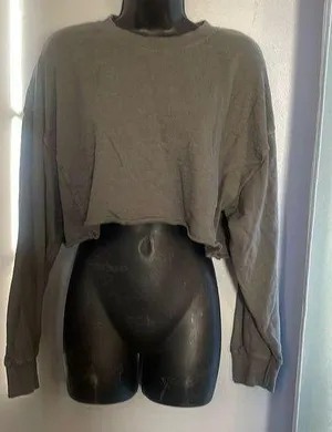 My Mono B cropped Crewneck sweatshirt size S thumbnail 1