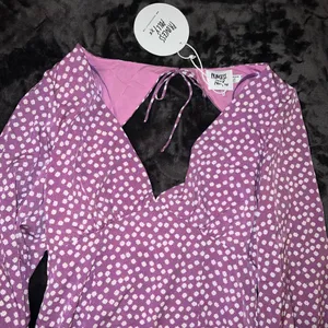 Princess Polly Abbie Mini Dress in Purple Size 4 New with tag thumbnail 7