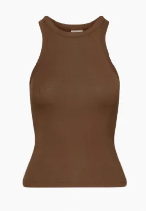 Aritzia Sunday Best Honor Hip Tank in brown, size XS thumbnail 1