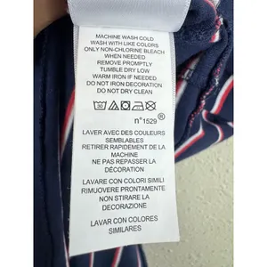 Polo Ralph Lauren Womens Navy Blue Red Striped Logo Graphic T-Shirt Size S thumbnail 5