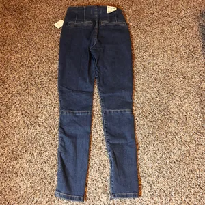 We The Free Bella Moto Mid Rise Skinny Jeans Size 24 Zippers Detail Denim‎ thumbnail 7