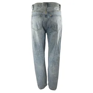 Princess Polly Women's Blue Light Wash High Waisted Straight Denim Jeans Size 0 thumbnail 3