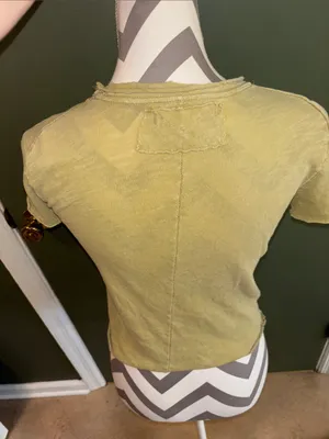 We The Free Short Sleeve Crewneck Top in Olive thumbnail 2