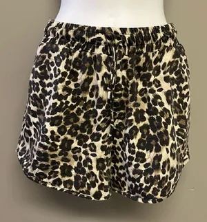 Prómesa Animal Print Lounge Shorts with Elastic Waistband and Pockets- Medium thumbnail 1