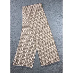 Michael Kors MK Logo Monogram Scarf Knit Fleece Double‎ Sided thumbnail 2