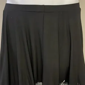 Btween Us Black Fit and Flare Ugly Christmas Skirt w/ Bows & Tinsel Garland- Med thumbnail 6