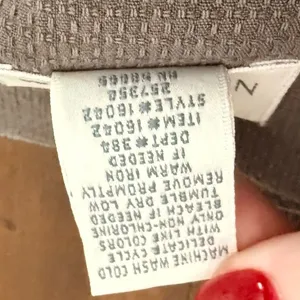 Vintage 90s Nordstrom Tencel Maxi Dress XL Button Front Pockets Taupe thumbnail 8