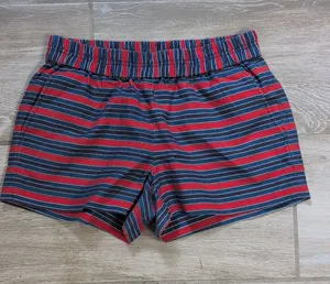 J. Crew Elastic Waist Shorts | J. Crew Linen Blend Striped Boardwalk Shorts thumbnail 1