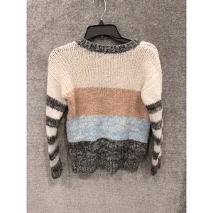 American Eagle Womens Sweater XS Multi Striped Wool Blend Jegging Fit Pullover thumbnail 3