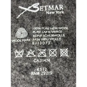 Betmar‎ New York Wool Beret Gray 100% Pure New Wool Hat K512 RN 29219 thumbnail 6