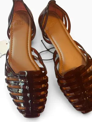 Time and Tru Women's Huarache Jelly Sandals Flats Sz 11 NWT thumbnail 1
