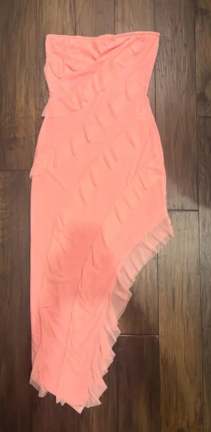 Women’s Strapless Pink Dress thumbnail 1