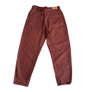 Edwin Women’s Size 26 Anderson Ankle 90’s Relaxed Pants Brown Denim Old Money‎ thumbnail 5