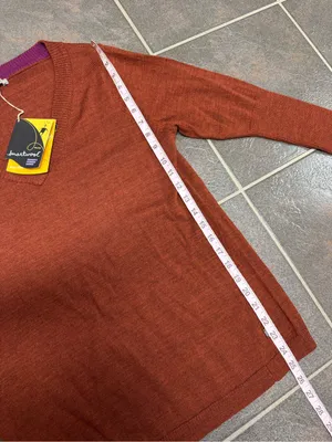 Smartwool Front Range Merino Wool Knit Sweater Cinnamon Heather Large NEW READ thumbnail 13