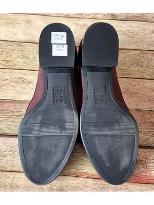 Naturalizer Dinah Burgundy Suede Leather Mid Heal Penny Loafer Pump Size 8M thumbnail 9
