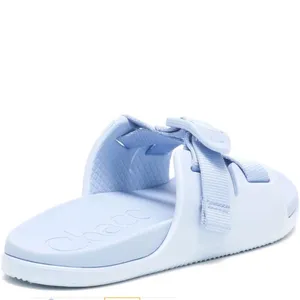 Chaco slides periwinkle blue water shoes sandals thumbnail 3