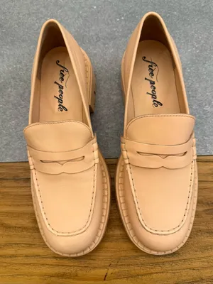Free People Lyra Lug Sole Penny Loafer Cantaloupe Size 39.5 (US 8.5-9 thumbnail 7