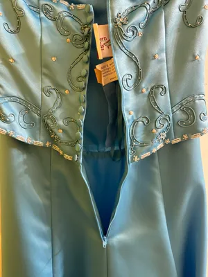Blue Bridesmaid Dress thumbnail 4
