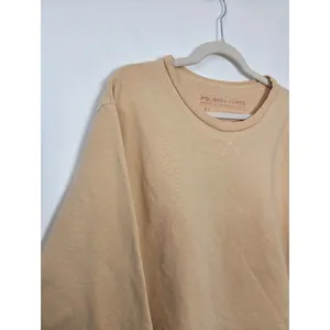 Polished Prints Butter Yellow Sweatshirt 100% Cotton Crewneck Clean Girl XL thumbnail 3