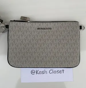 MK Medium Triple Pouch Crossbody - Black Multi thumbnail 9