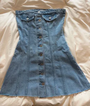 Beginning Boutique Denim Dress thumbnail 1